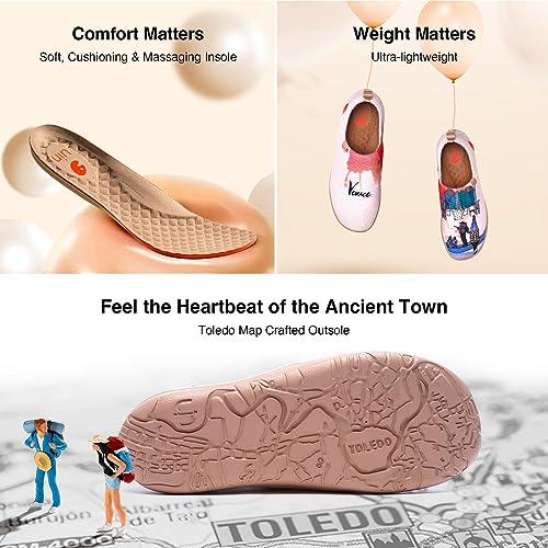 Image of UIN Women's Art Travel Shoes Slip On Casual Cozy Loafers Lightweight Comfort Fashion Sneaker Toledo Ⅰ