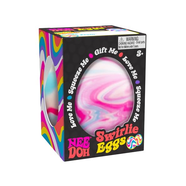 Schylling NeeDoh Swirlie Egg Sensory Squeeze Toy
