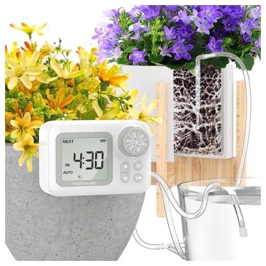 [2025 Upgraded] Automatic Watering System, 15 Potted Indoor Houseplants Support Plant Waterer, Vacation Plant Watering Devices, with Digital Programmable Water Timer