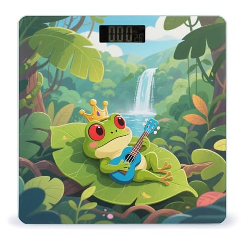 Báscula Digital para Baño con Diseño de Rana y Medidor miniatura 1