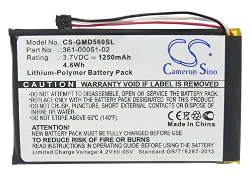 XSPLENDOR XPS Replacement Battery Compatible with Dezl 560LMT Dezl 560LT Dezl 650LM PN 361-00051-02