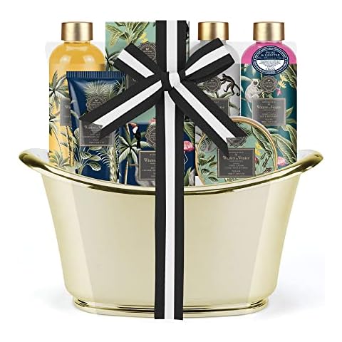 Winter in Venice Botanicalia Bath Gift Set, Pamper Gifts for Women, Body & Foot Lotion, Shower Gel, Bubble Bath, Bath Salts, Hand Cream & Soap, Bath Gift Sets for Women, Vegan-Friendly Gifts for Her Cover