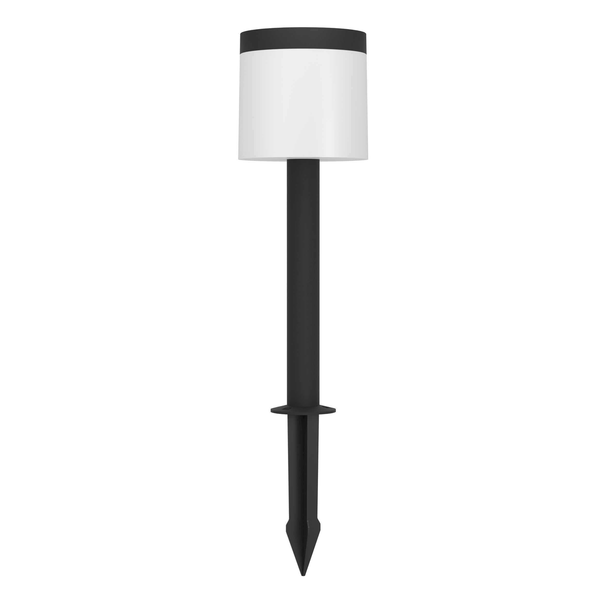 Eglo Black Solar Led Pantete With Sensor In