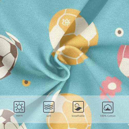 KLL Soccer Ball Pattern Baby Boys Comfort Underwear Breathable Undies3