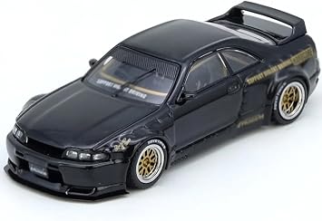 Inno Models Skyline GT-R BCNR33 RHD Right Hand Drive Pandem - Rocket Bunny Black 1/64 Diecast Model Car