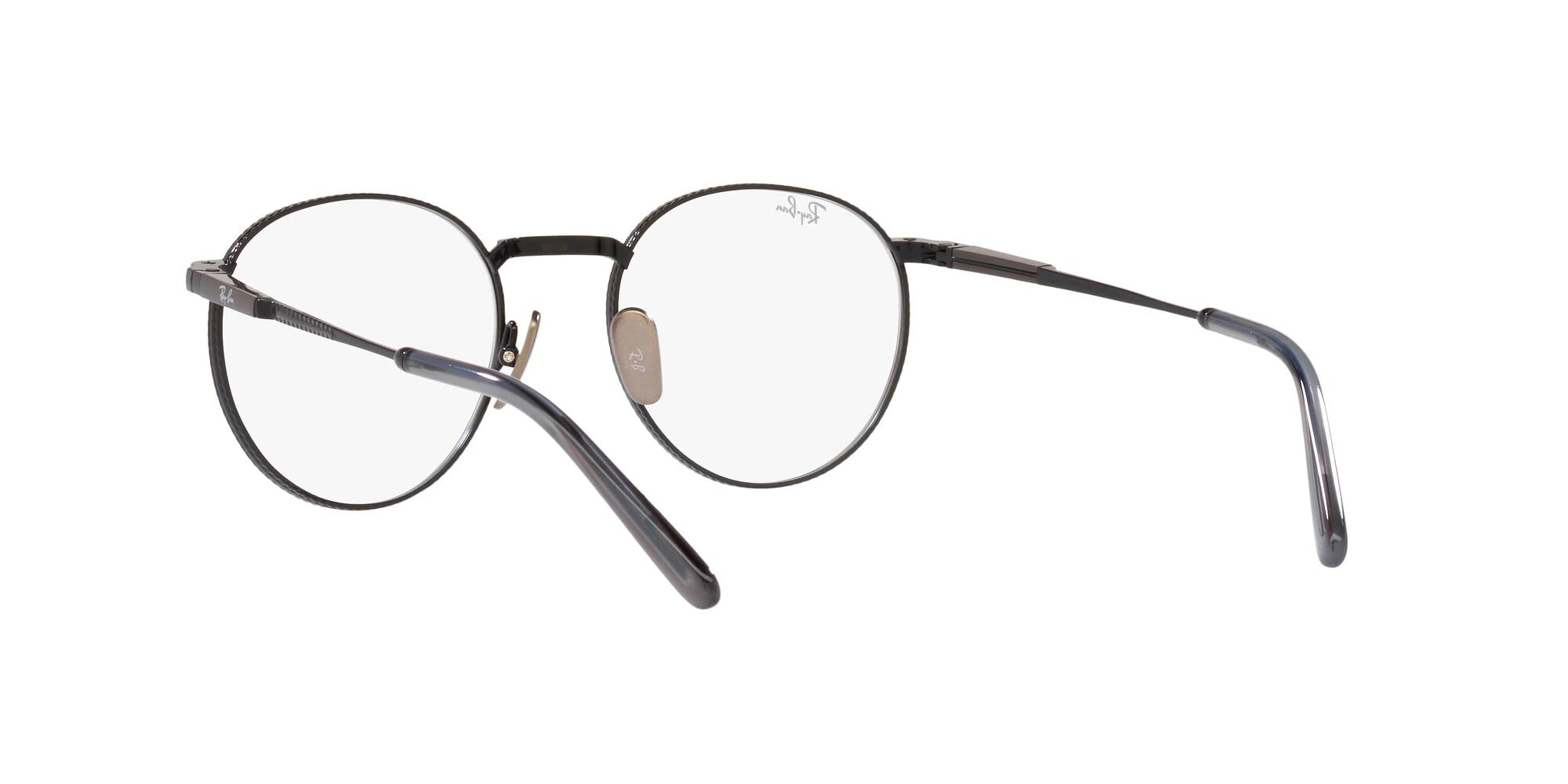 Ray-Ban Rx8237v okrągłe tytanowe oprawki do okularów korekcyjnych