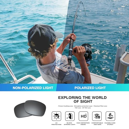Image of RIVBOS Sunglasses for Men Women Polarized UV Protection Sports Fishing Driving Shades Cycling RB833