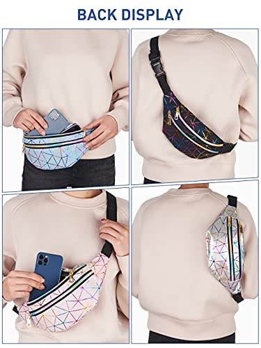 Bwiv Heuptas voor dames, waterdicht, verstelbare riem, schoudertas voor joggen, lopen, wandelen, fietsen, reizen - Image 7