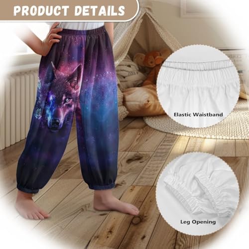 Renewold Kids Loose Sweatpants Casual Lounge Pants Boys Sport Jogger Pants Girls Yoga Dance Trousers Activewear3