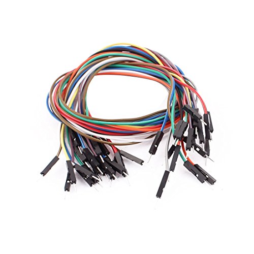 Aexit 20 Piezas Cables Jumper Macho a Macho 40cm miniatura 1