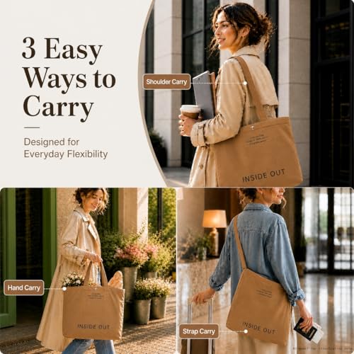 Tote Bag para mujer, lienzo con correa ajustable miniatura 2
