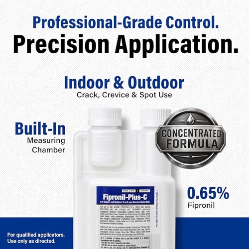 Fipronil Plus C Pest Control Concentrate - DIY Commercial-Strength Roach Killer Indoor Infestation, Easy-Use Ant Spray, Makes 21 Gallons of Fipronil Solution for Homeowners - 16 oz - Image 5