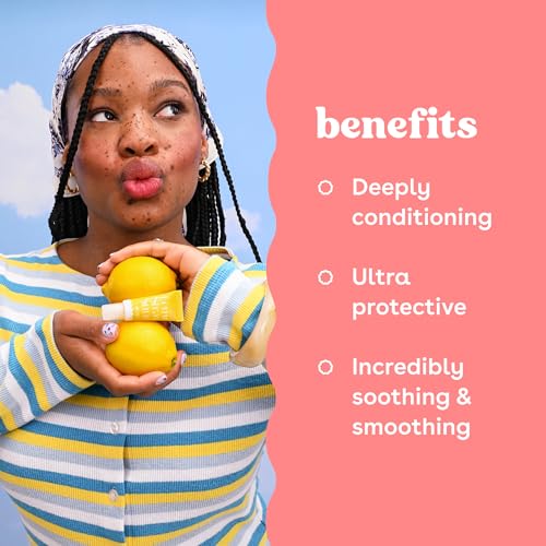 Image of eos Limited Edition 24H Moisture Super Balm, Strawberry Limoncello - Hydrating, Moisturizing Lip Treatment, For Dry Lips, Shea Butter, Cruelty-Free, 0.35 fl oz