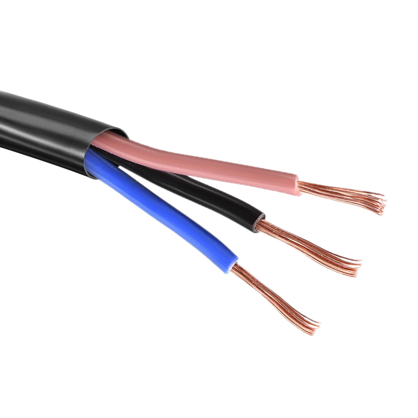 QUARKZMAN Tubi in PVC Nero, 14mm ID 10ft Guaine per Cavi Elettrici Guaina Flessibile Protettiva di Cavo per Protezione di Fili e Cavi
