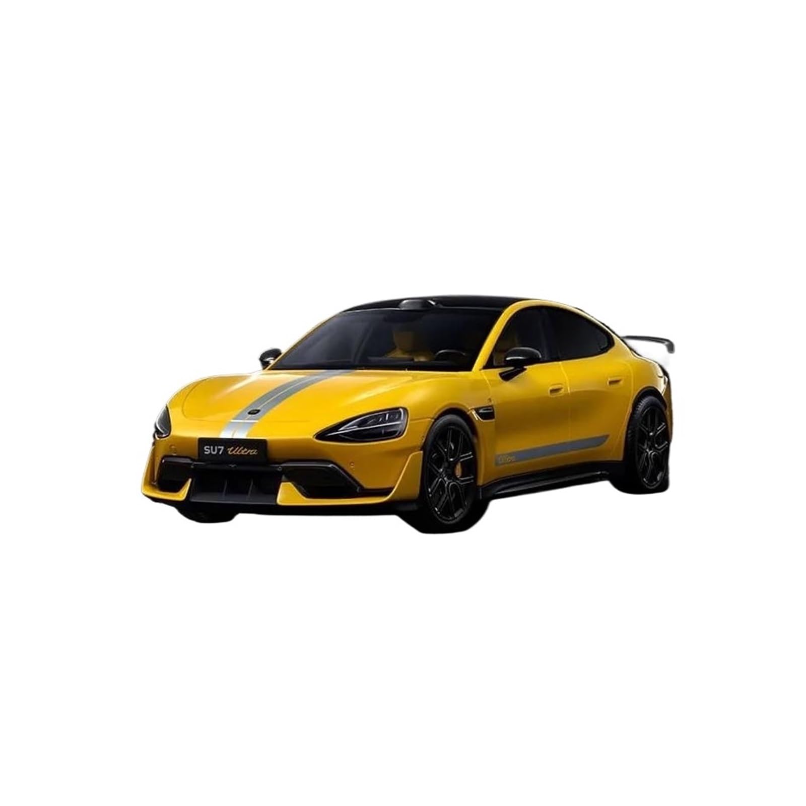 Metallo Scala Replica 1 18 Per XIAOMI Su7 Simulazione Lega Auto Modello Statico Souvenir Display Metallo Veicolo Giocattoli Giallo