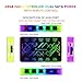 TUMMASTER ARGB Fan HUB, 9/10 Port 4 Pin PC Fan Controller, 5V-3Pin LED Hub, Magnetic Suction, SATA Power Input,RF Remote & Chassis Key Control,Controller Support ARGB PWM Fans Splitter (J-10 Pro)