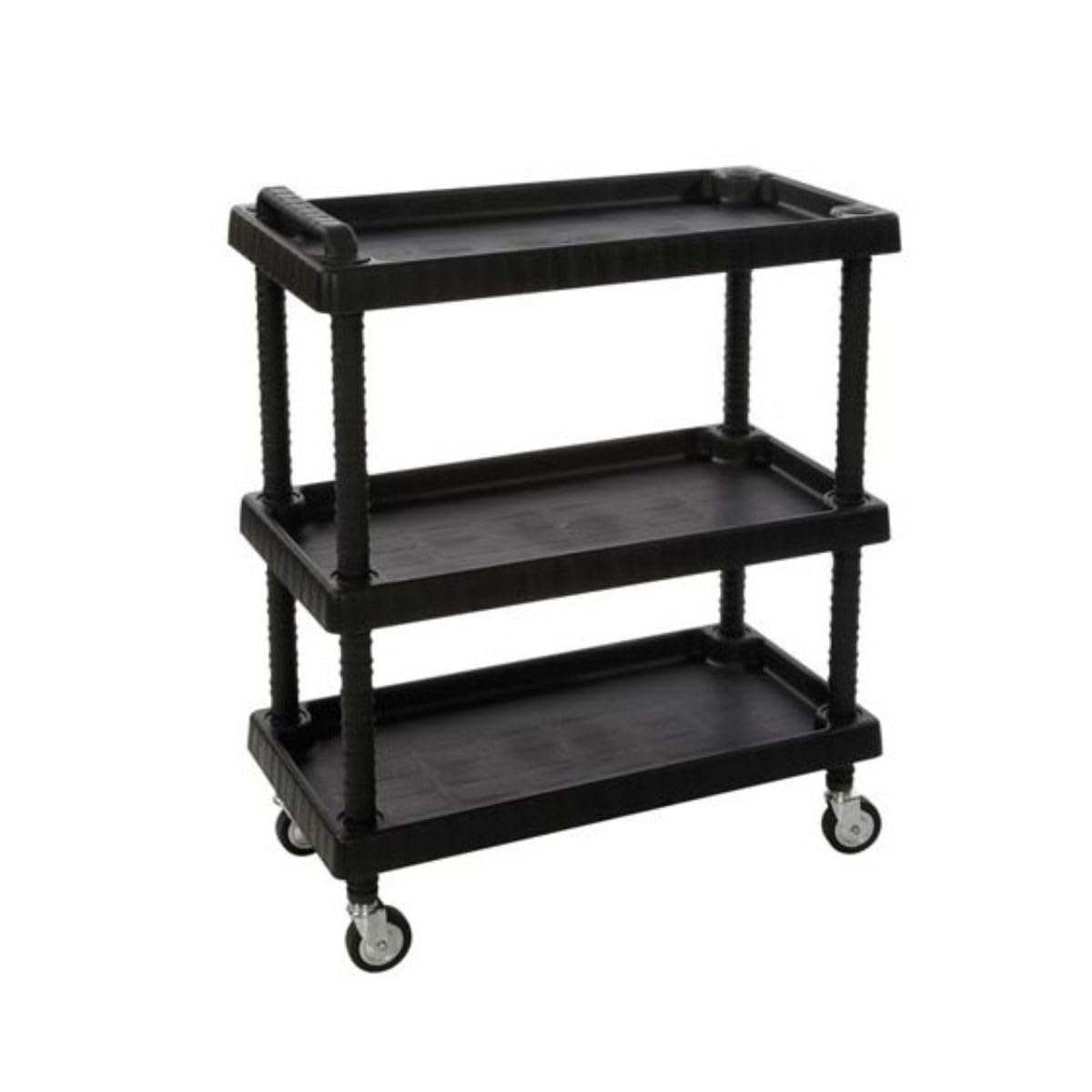 Art Plast D + 75373 multimédia Chariot Noir multimédia Cart/Support multimédia – Chariots et Supports (920 mm, 750 mm, 375 mm, Plastique, Noir, 755 mm)