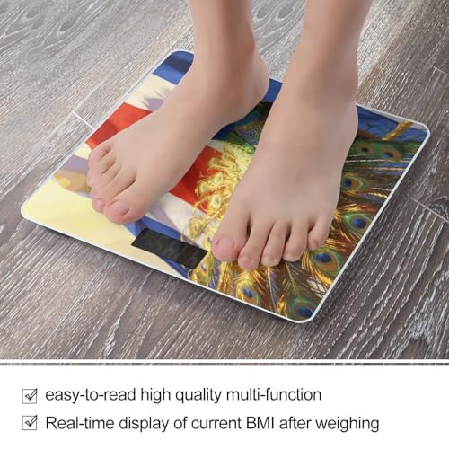 Báscula digital de baño con plataforma de vidrio templado miniatura 5