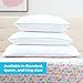 Linenspa Shredded Pillow with Gel Memory Foam, Standard, White