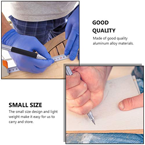 DOITOOL 4Pcs Tungstênio Caride Dica Scriber Dupla Cabeça Caneta Ponta Da Caneta Riscador Metal Gravu