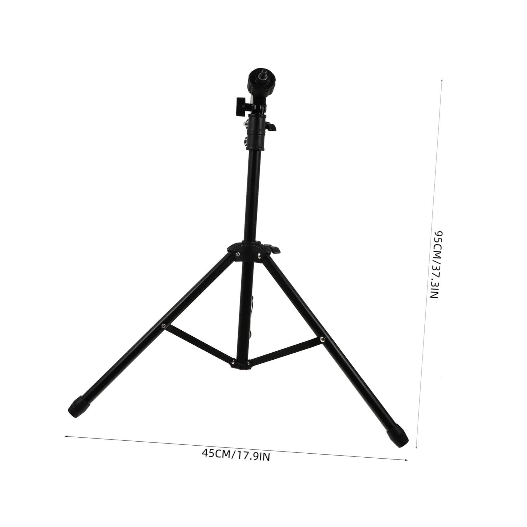 Mikinona Soporte de Metal Negro para Caja Sorda Tambor Altura Ajustable y Estante Duradero para Práctica Profesional de Batería Estilo