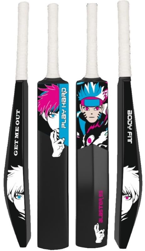 Bodyfit Heavy Duty Plastic Premium Cricket Bat for Men, Women & Children | Lightweight| Full Size| | Hard Plastic Bat| 1 Piece, Ultimate Graphics.-image-28