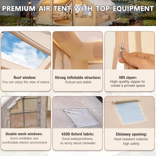 Gouyu 4-6 Person Inflatable Blow Up Tent