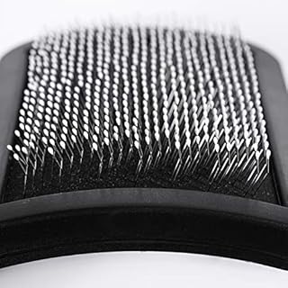 Werner Christ Lammfellbürste Fellbürste zur Beseitigung von Verschmutzungen auf Schaffellen und Lammfell-Artikeln, Bürste, Pflegebürste für Fell in schwarz, one Size