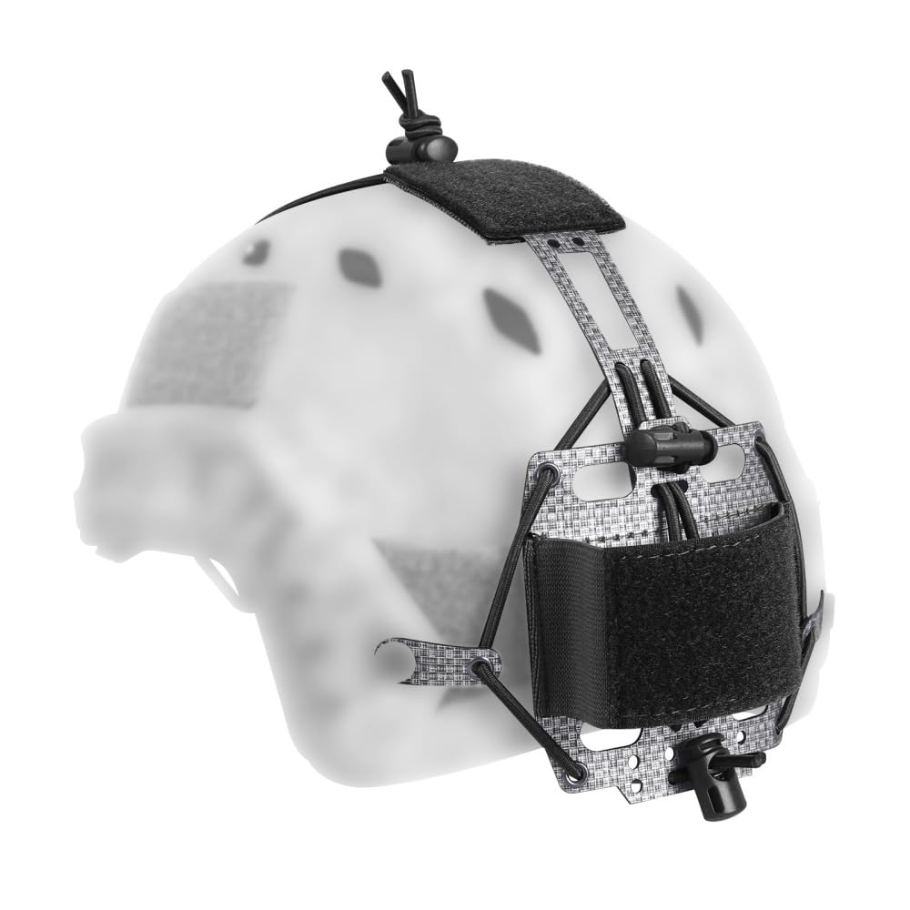Borsa per Peso Casco, Custodia per Batteria NVG per Casco Tattica, Sacchetto Contrappeso per Caschi da Softair con Gancio e Passante per Sistema di Ritenzione da Batteria PVS31