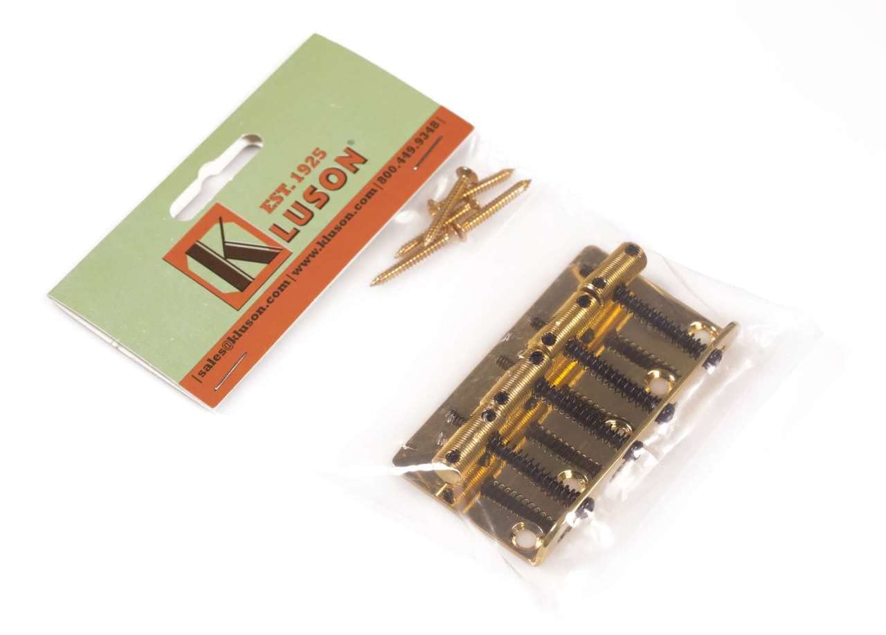 Kluson Vintage '58 Bass Bridge for Fender Precision Bass, Gold