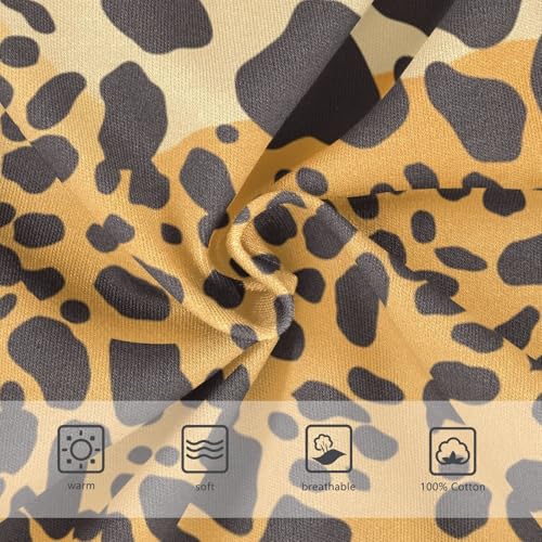 KLL Abstract Leopard Cheetah Skin Shapes Toddler Boys Cotton Underwear Briefs Breathable Children Undies3