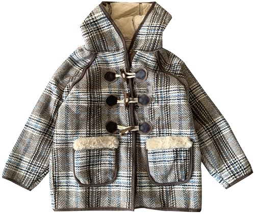 Flioko Fleece Jacket Kids Outerwear Boys Long Sleeve Fall Spring Coat (US, Age, 6 Years, Fleece Coat)