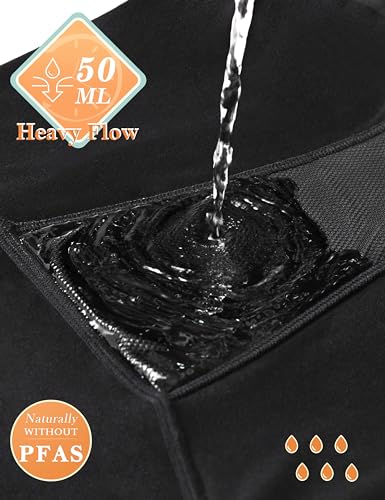 Overnight Period Shorts Heavy Flow Leakproof High Waisted Menstrual Sleep Boyshorts3