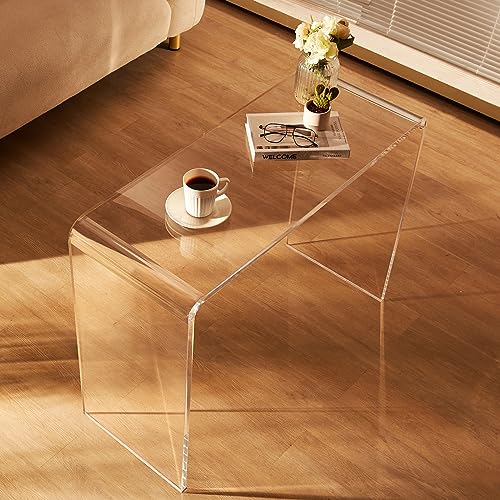 Vevor ACRYLIC CONSOLE TABLE Clear Acrylic End Table thumb #1