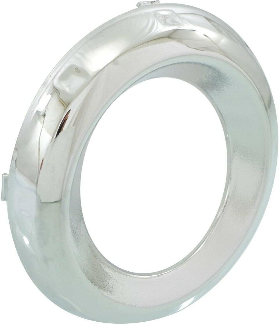 DAT AUTO PARTS Front Right Passenger Side Fog Light Bezel Trim Ring Lamp Cover Bumper Insert Replacement for 2009-2012 Toyota Rav4 Limited Edition Silver Chrome Textured Plastic TO1039128 521270R030