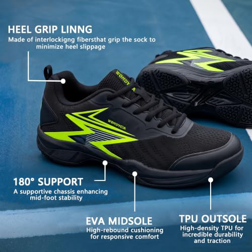 Men's Tennis Shoes Lightweight Breathable Mesh Upper - Image 5
