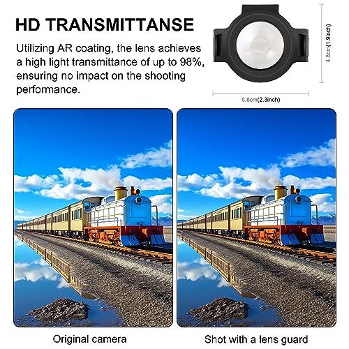 Image of PULUZ Upgraded Optical Glass Lens Guard for Insta360 X3,98% High-Transparency Lens Protective Cover for Insta360 X3, Waterproof, Dustproof, Scratch-Resistant Lens Cap for Insta360 X3