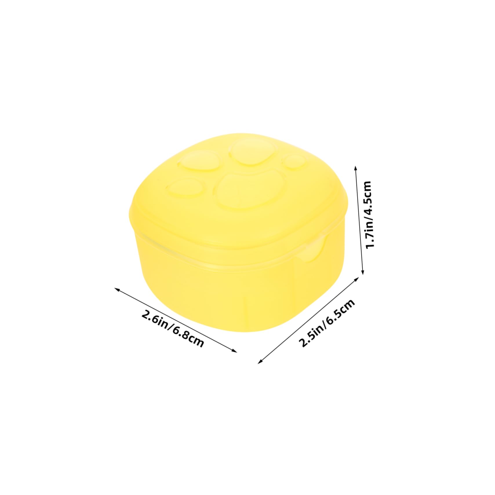 BESPORTBLE 2pcs Cute Pacifier Holder Case for Travel Adorable Pacifier Storage Container for Safe Storage