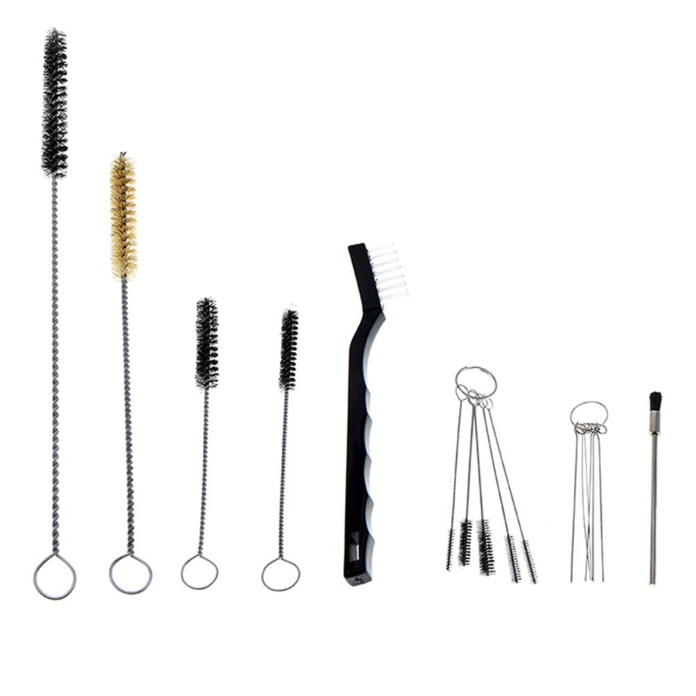 Ancllo 17Pcs Performance Airbrush Spray Cleaning Brush Set