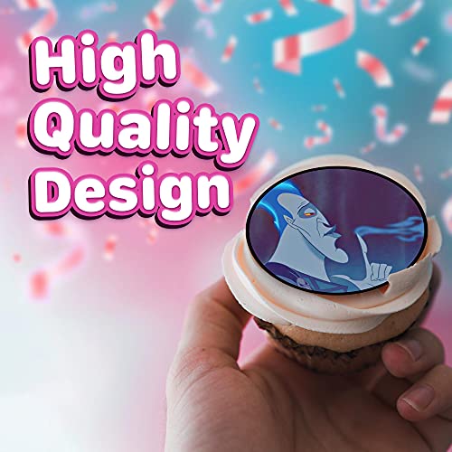 30 X Edible Cupcake Toppers – Hercules Party Collection Of Edible Cake Decorations|Edible Wafer Sheet #TOP2