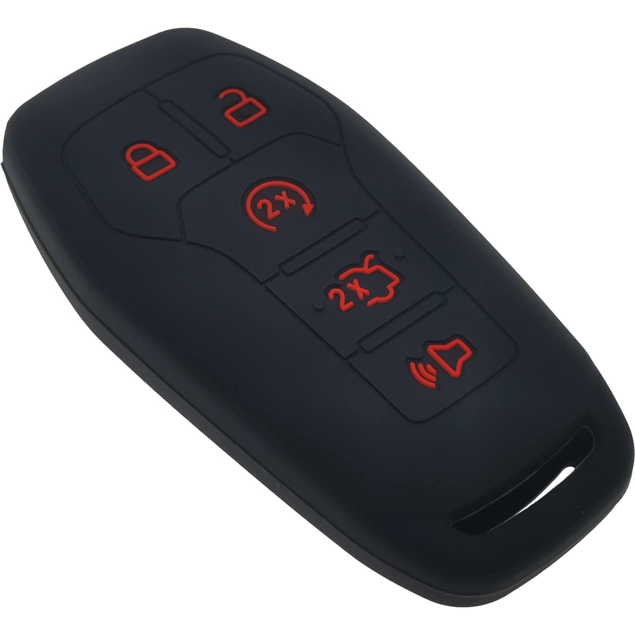 WEIBISS 2-Pack Silicone Key Fob Cover For Ford & Lincoln | Remote Protector Case, Purple - View #7
