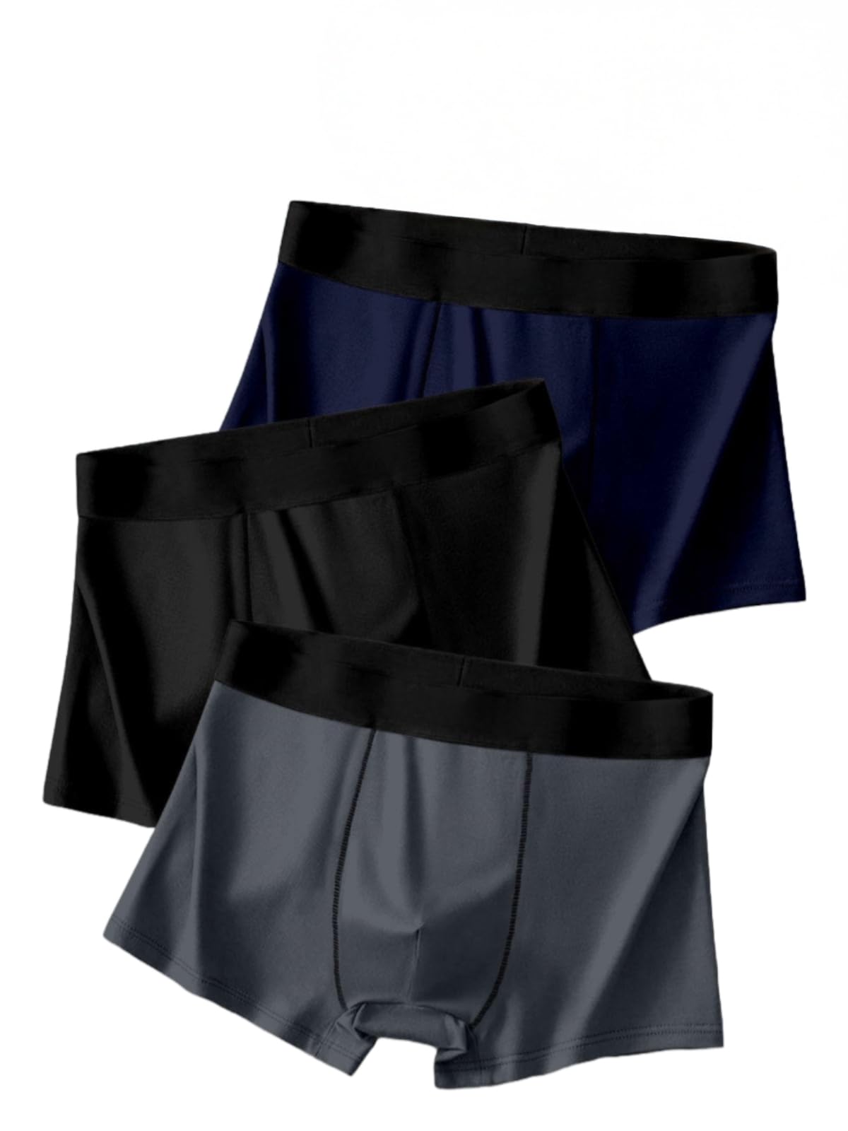 Men's Silk-Nylon Blend Innerwear | Ultra-Soft Breathable Lightweight Trunks | Best Fitting | Stretch Fit Underwear for Everyday Comfort Wear (Any 3 Multicolor) Pack of 3-image-35