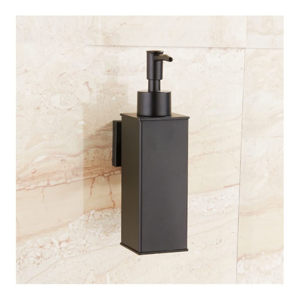 Distributore di sapone per lozione Distributore di sapone quadrato da parete Flacone di lozione in acciaio inox Bagno Cucina Distributore di liquidi Flaconi di shampoo Distributore di sapone per