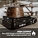 GasOne 15,000 BTU Propane or Butane Stove Dual Fuel Stove Portable Camping Stove - Patented - with Carrying Case Great for Emergency Preparedness Kit