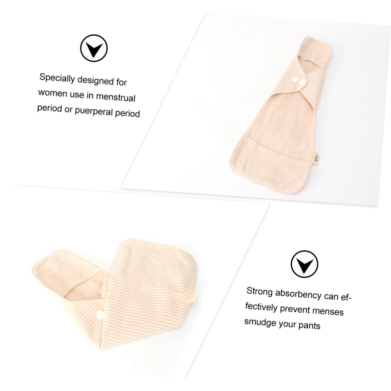 Didiseaon 6pezzi Assorbenti Lavabili Assorbente Protezione Riutilizzabile Per Ciclo Mestruale Per