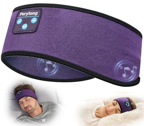 Perytong Sleep Headphones Bluetooth Headband Earphones