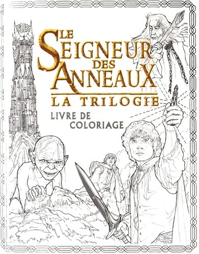 Le seigneur des anneaux livre de coloriage