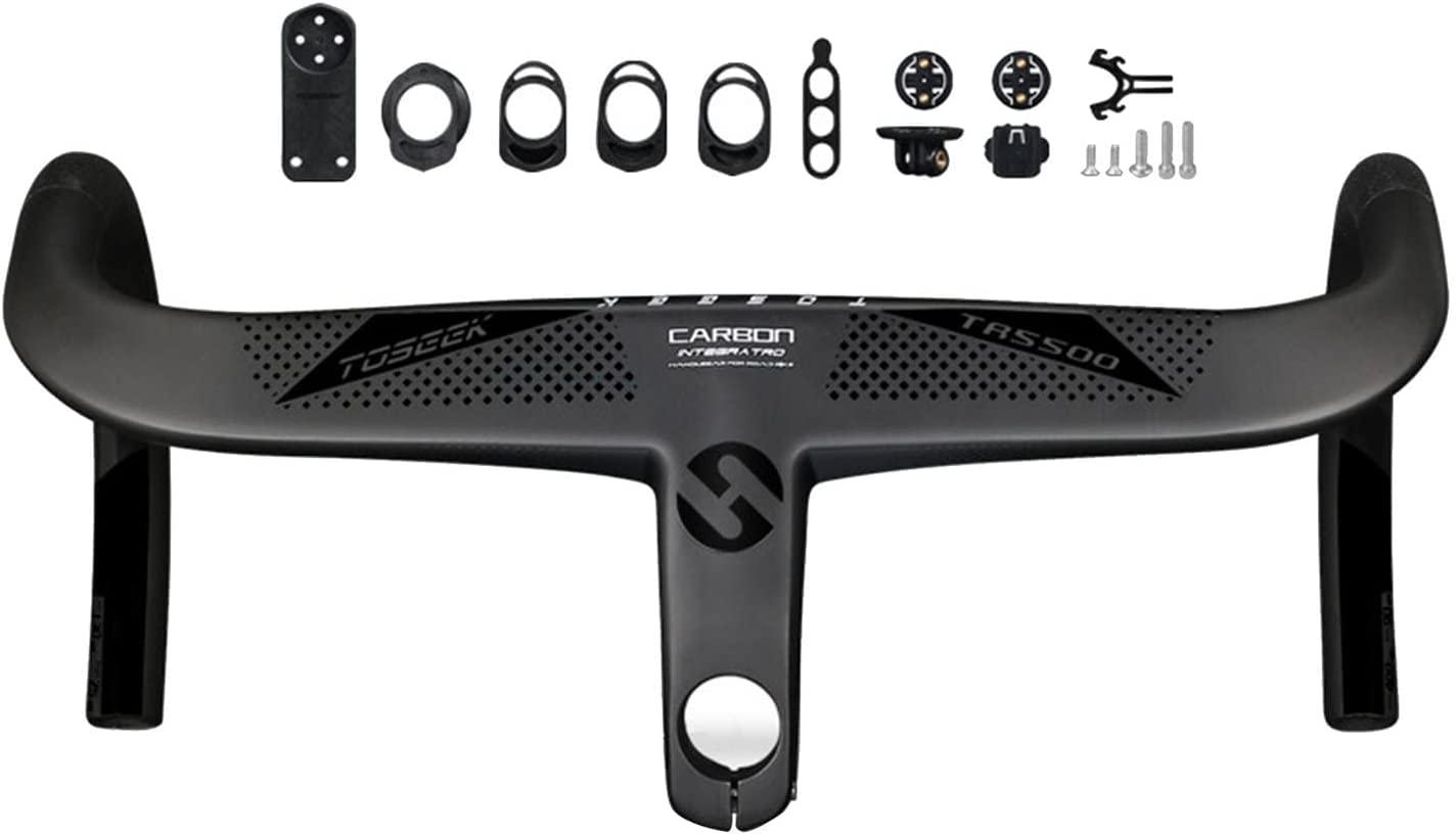 Amazon | ロードバイク ハンドル カーボン ドロップハンドル ステム 
