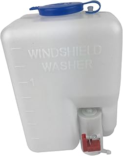 BUGUUYO Juego De Botellas De Limpieza De Coche Parabrisas Auto Reservorio Bomba Botella De Depósito De Líquido Botella del Tanque del Depósito De Líquido Blanco El Plastico