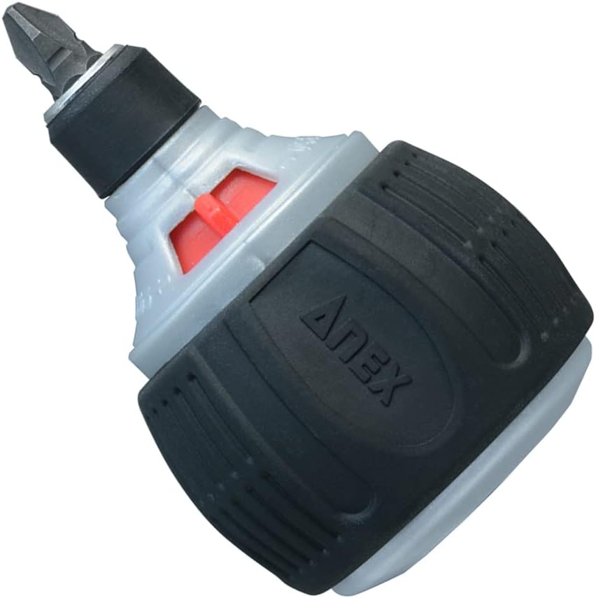 ANEX Ratchet Screwdriver, Replaceable Starby Minista 72, No.307D, Can